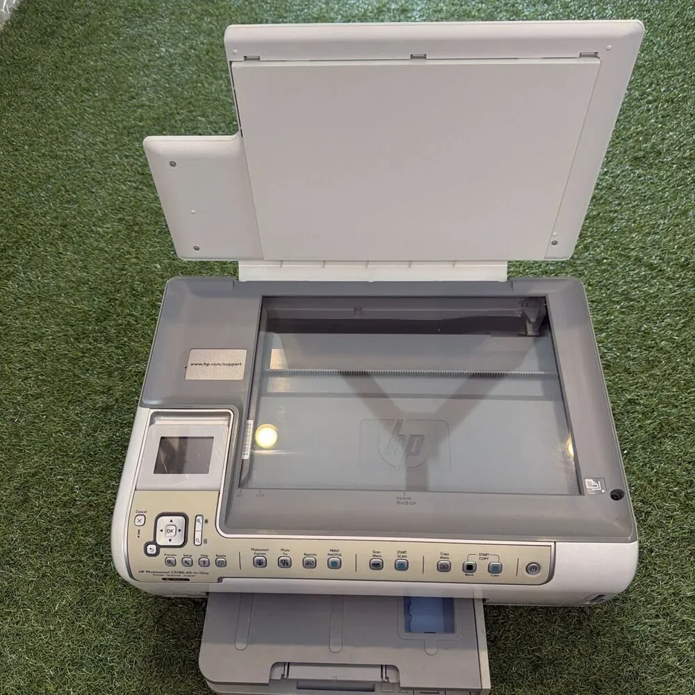 PARTS HP Photosmart C5180 All-In-One Inkjet Printer & Power Cord PARTS ONLY